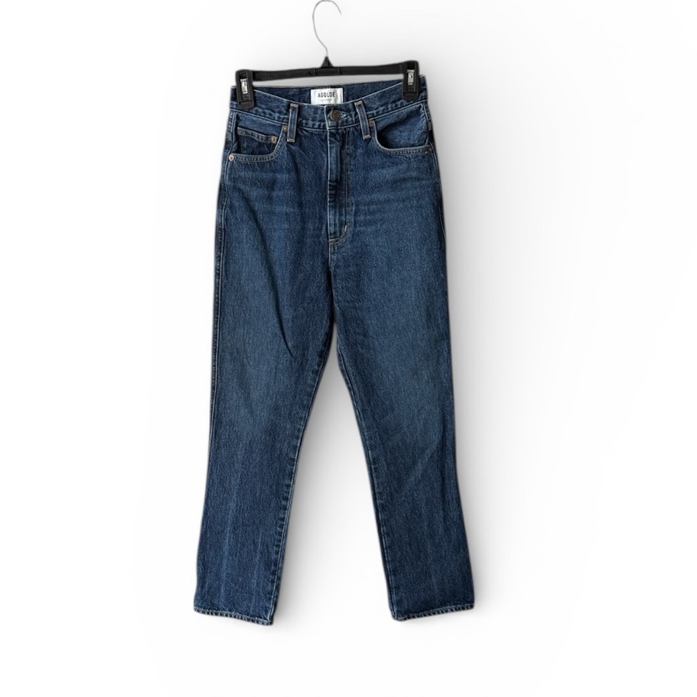 AGOLDE Pinch Waist High Rise Slight Kick Jeans Size 24 Inseam: 28.5”
